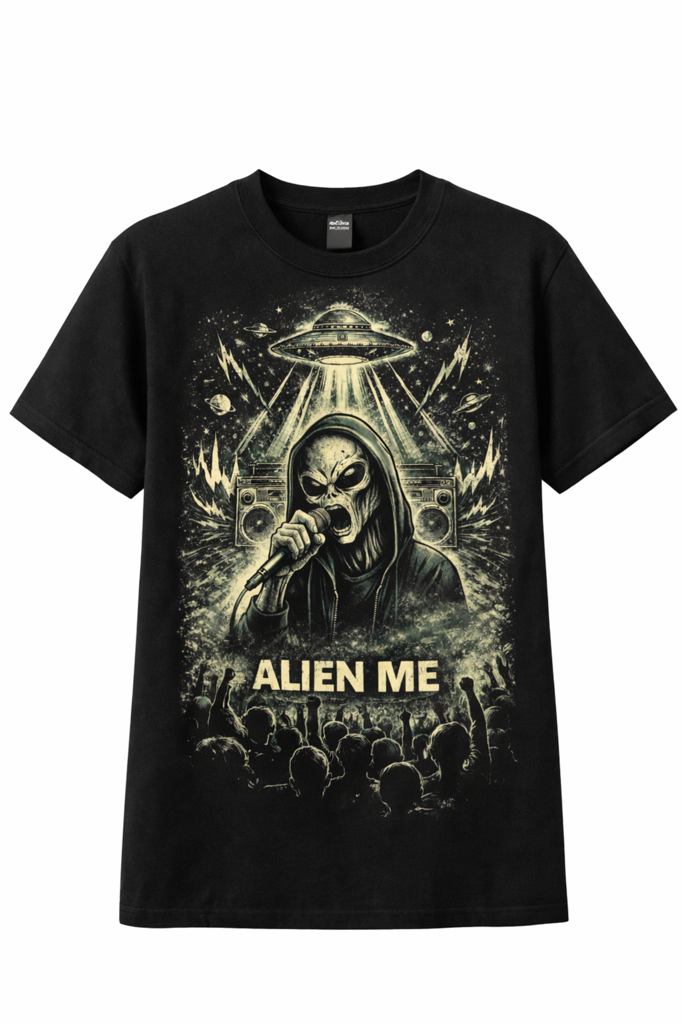 Alien ME microphone tee